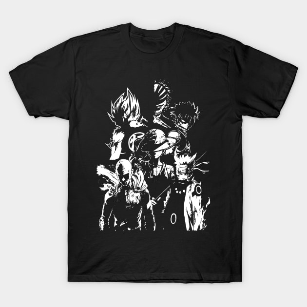 Anime Shonen Jumo T-Shirt by Losen500